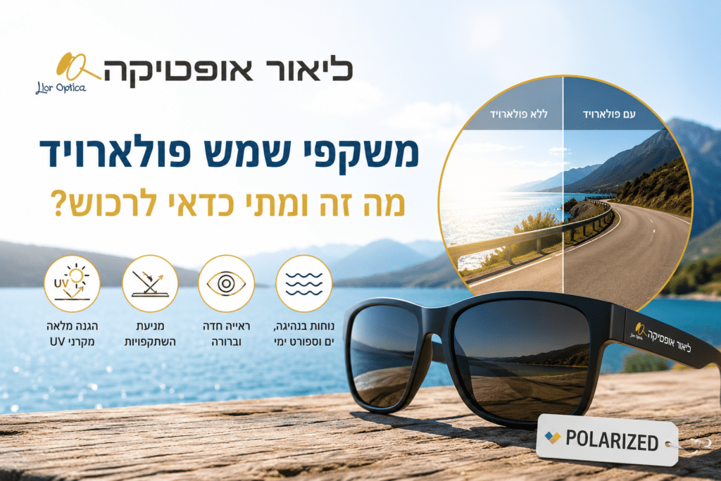 משקפי שמש פולארויד - ליאור אופטיקה